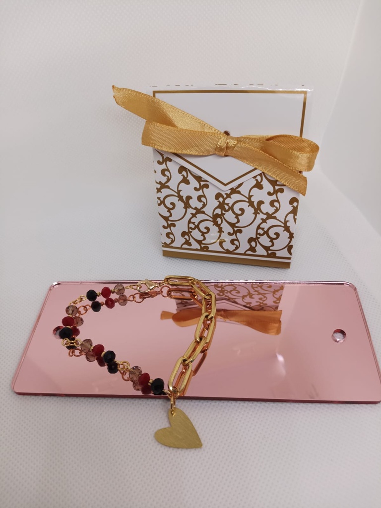 PULSERA BAÑO DE ORO P-24