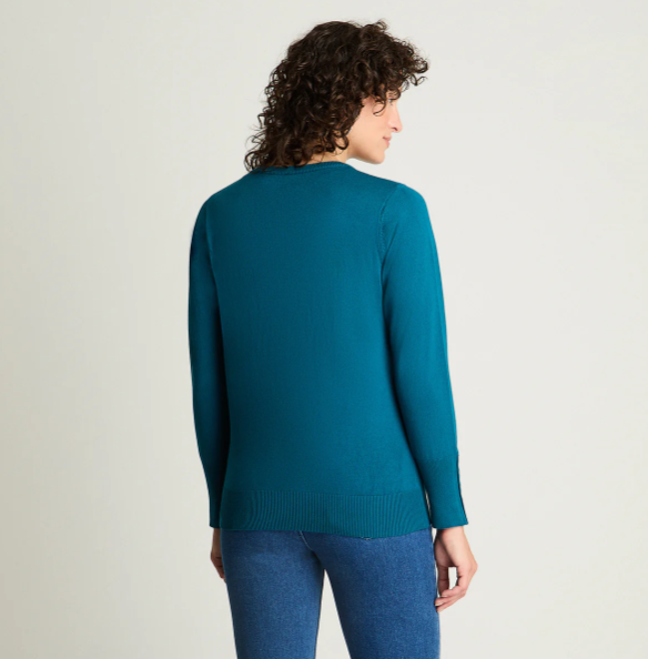 SWEATER ESCOTE EN V