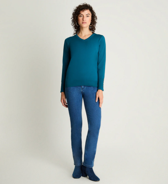 SWEATER ESCOTE EN V