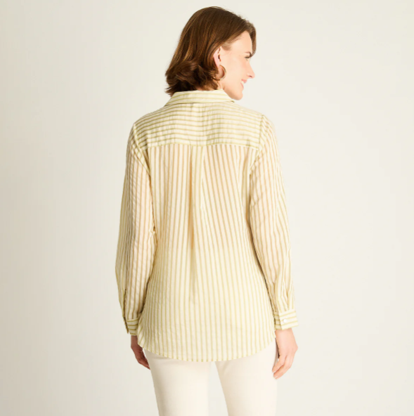 Blusa Verde a Rayas