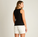 POLERA SIN MANGAS ELASTICIDAD MEDIA