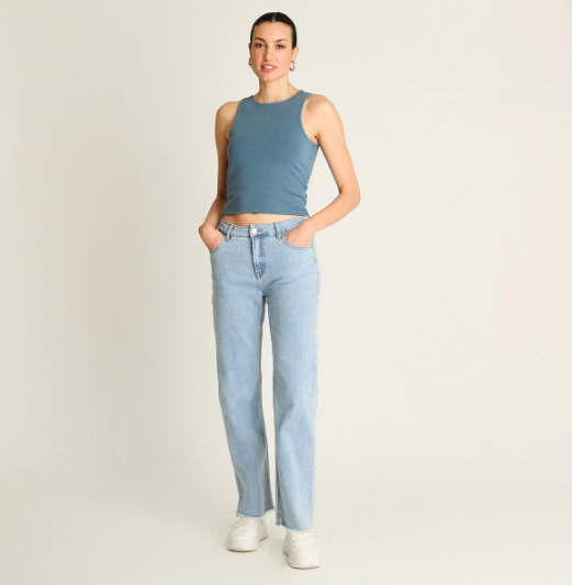 POLERA CROP TOP SIN MANGA