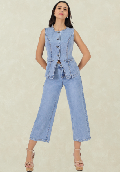 WIDE LEG CAPRI